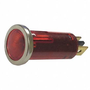 BATTERY DOCTOR Stop/Turn/Tail Light Round Red 5/8 L, 49LX23
