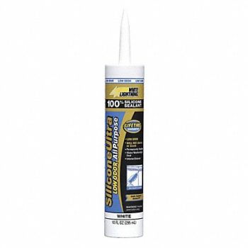 WHITE LIGHTNING Silicone Sealant Clear Silicone Ultra, 49LX55