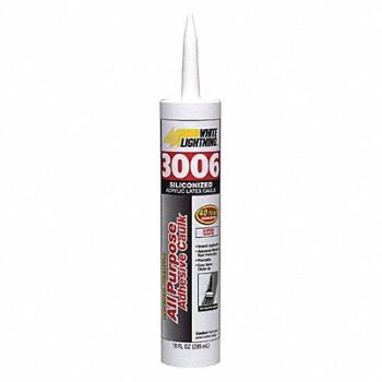 WHITE LIGHTNING Hybrid Caulk White, 49LX68
