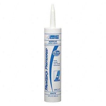 WHITE LIGHTNING Acrylic Caulk White Painter s Preferred, 49LX64