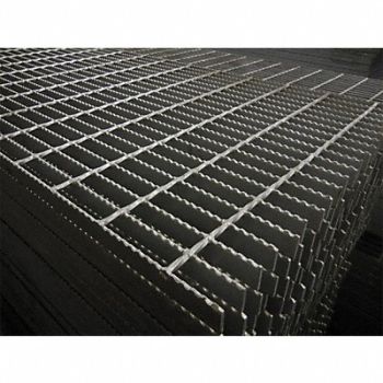 GRAINGER APPROVED Carbon Steel Rectangle Bar Grating 10 L, 49N222