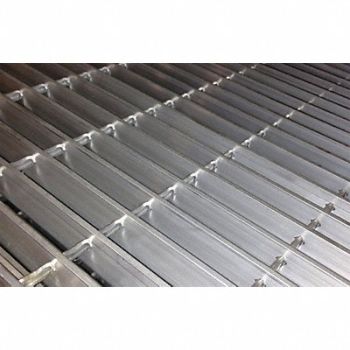 GRAINGER APPROVED Bar Grating Aluminum 4 ft Overall W, 49N330