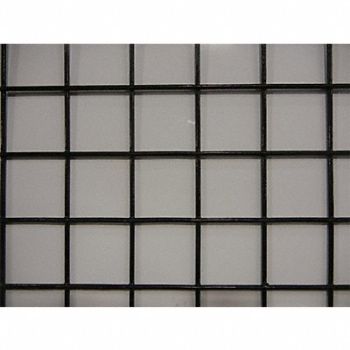 GRAINGER APPROVED Wire Mesh Black Coarse 4 ft W 96 L, 49N651