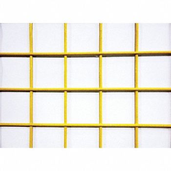 GRAINGER APPROVED Wire Mesh Yellow Coarse 4 ft W 96 L, 49N661