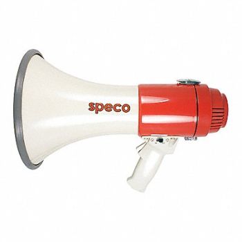 SPECO TECHNOLOGIES Megaphone 14-1/4 in Siren, 49N882