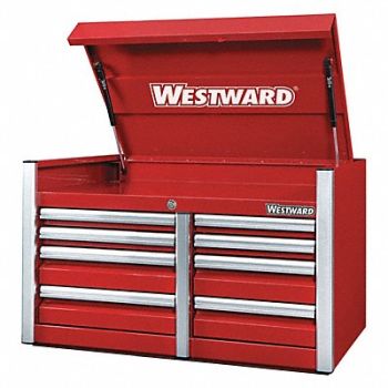 WESTWARD Red Industrial Premium Duty Top Chest, 49NR84