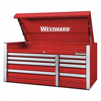 WESTWARD Red Industrial Premium Duty Top Chest, 49NR86