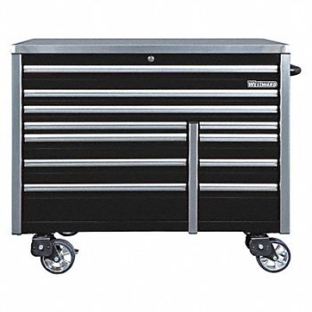 WESTWARD Rolling Tool Cabinet Blk Ind Prem Duty, 49NR91