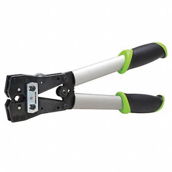 GREENLEE Crimper 8 to 1/0 AWG 16 L, 49NV75