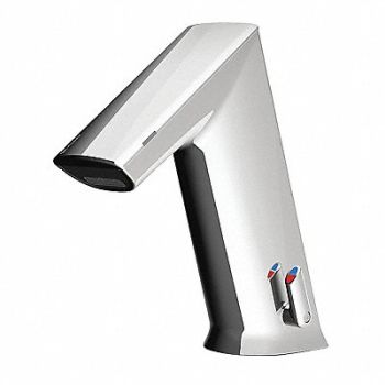 Angled Straight Chrome Sloan BASYS Brass, 49P083