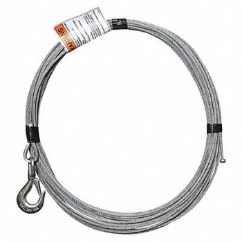 OZ LIFTING PRODUCTS Cable Galvanized Steel 800 lb., 49P541