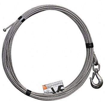 OZ LIFTING PRODUCTS Cable Stainless Steel 800 lb., 49P542