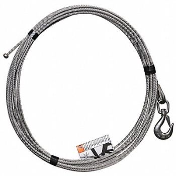 OZ LIFTING PRODUCTS Cable Stainless Steel 1200 lb., 49P544