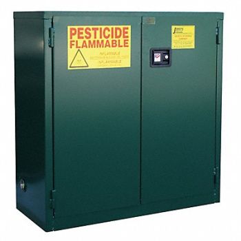 JAMCO Pesticide Safety Cabinet 24 gal Green, 515X86