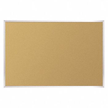 BEST-RITE Bulletin Board 144 W x 48 H Cork Natural, 49RN25
