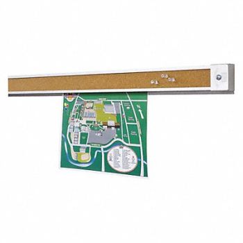 BEST-RITE Tackless Paper Holder 96 W Tan Board PK4, 49RN72