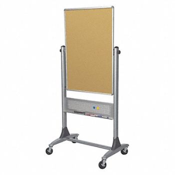 BEST-RITE Dry Erase Board Cork/Porcelain 40 x30, 49RR03