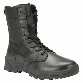 5.11 TACTICAL Boots 4R Black Front Lace/Side Zipper PR, 49RR56