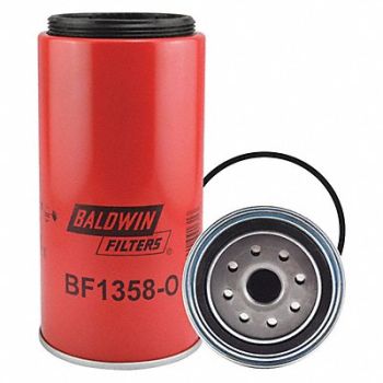 BALDWIN FILTERS Fuel/Water Separator 8-19/32 x 4-13/32In, 49T312