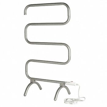 SEE ALL INDUSTRIES Towel Warmer Satin Nickel 80 W 24 in W, 49T411