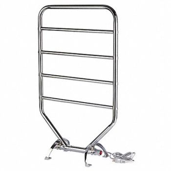 SEE ALL INDUSTRIES Towel Warmer Chrome 80 W 21 in W, 49T412