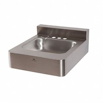 DURA-WARE DuraWare Lav Sink Rect 14-1/2inx12inx5in, 49T916
