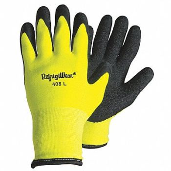 REFRIGIWEAR Cold Protection Gloves XL Hi-Vis Lime PR, 49T986