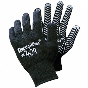 REFRIGIWEAR Cold Protection Gloves XL Black PK12, 49T989
