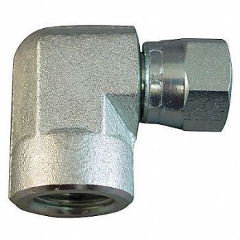EATON AEROQUIP Hose Adapter 1/2 NPTF 1/2 JIC, 49U021