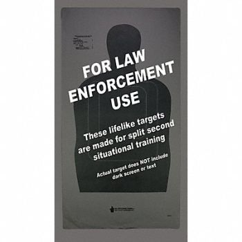 ACTION TARGET Silhouette Target PK100, 49U434