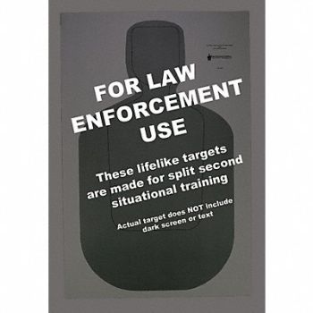 ACTION TARGET Silhouette Target PK50, 49U361