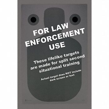 ACTION TARGET Phoenix Police Mod TQ21 Target PK100, 49U451