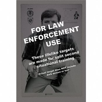 ACTION TARGET Wyoming Law Enforcement Target PK100, 49U453