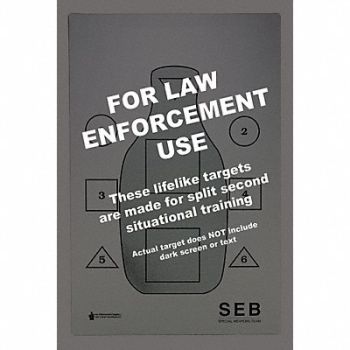 ACTION TARGET SWAT Vital Area Target PK100, 49U455