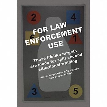 ACTION TARGET Multipurpose Training Target PK100, 49U458