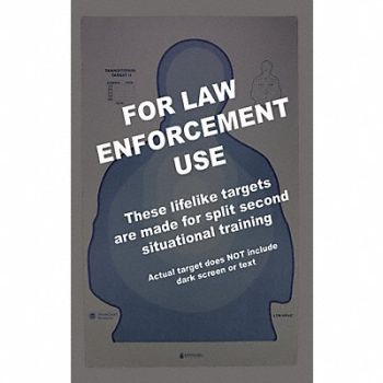 ACTION TARGET FLETC Modified LTR-II Target PK50, 49U389