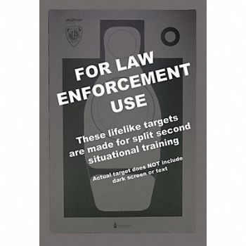 ACTION TARGET IALEFI Silhouette Target PK100, 49U467