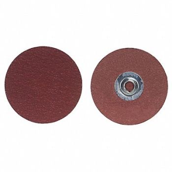 MERIT Quick-Change Sand Disc 3 in Dia TS PK50, 49U903