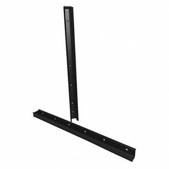 QUICK DAM Doorway Flood Gate Rail Kit Steel PK2, 49UV27