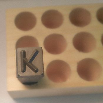 YOUNG BROS. STAMP WORKS Hand Stamp 3 Shank L Steel, 49VY64