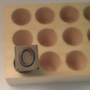 YOUNG BROS. STAMP WORKS Hand Stamp 2-1/2 Shank L Steel, 49VY32