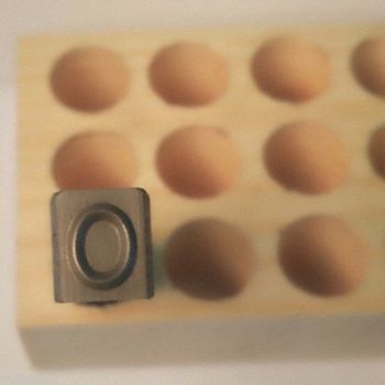 YOUNG BROS. STAMP WORKS Hand Stamp 2-5/8 Shank L Steel, 49VY08