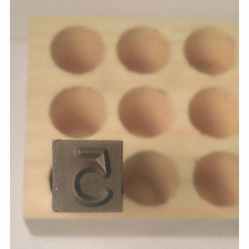 YOUNG BROS. STAMP WORKS Hand Stamp 3 Shank L Steel Heavy Duty, 49VY85