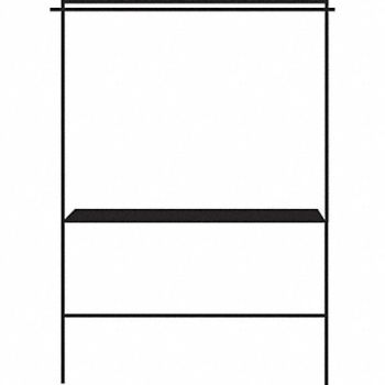 HY-KO PRODUCTS Sign Frame 40 in Maximum Mast H PK5, 52ZW59