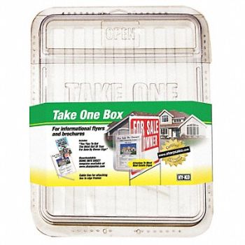 HY-KO PRODUCTS Brochure Holder Gray 15 H PK3, 52ZW62