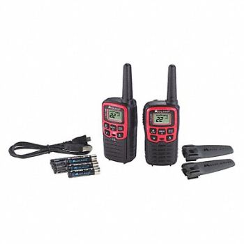 MIDLAND Portable Two Way Radios 0.5W 22 Ch, 49VZ77