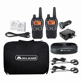 MIDLAND Portable Two Way Radios 1.5W 36 Ch, 49VZ82