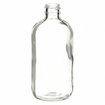 WHEATON Safety Coated Bottle 8 oz 140mm H PK48, 49WD56