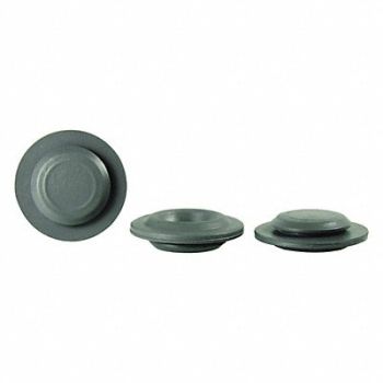 WHEATON Septa Chlorobutyl Gray PK100, 49WE70