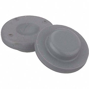 WHEATON Straight Plug Stopper Gray PK1000, 49WF49